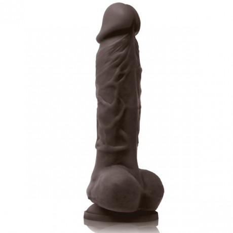 Фаллоимитатор с крупной головкой на присоске Colours Pleasures 5 Dildo