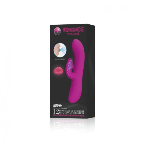 Вибромассажер с клиторальным вакуум массажем DESIRABLE ROMANSE MASSAGE