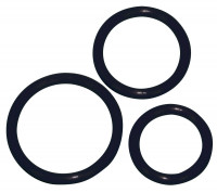 Набор сверх эластичных эрекционных колец Cock Ring Trio