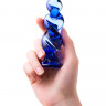Стеклянный анальный массажёр спиралевидной формы Sexus Glass