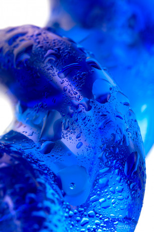 Стеклянный анальный массажёр спиралевидной формы Sexus Glass