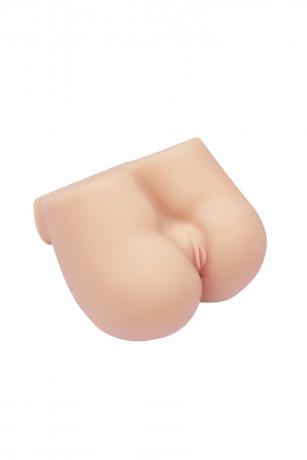 Двойной мастурбатор реалистичной формы с вагиной и анусом Huge