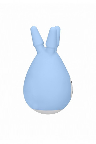 Клиторальный вибромасссажер с тремя закругленными наконечниками Luscious