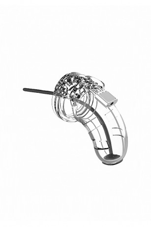 Мужской пояс верности со стимулятором уретры Cock Cage Model 15 Chastity