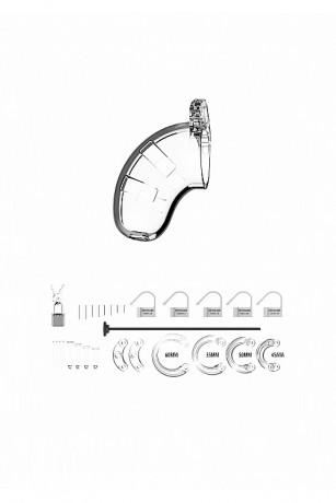 Мужской пояс верности со стимулятором уретры Cock Cage Model 15 Chastity