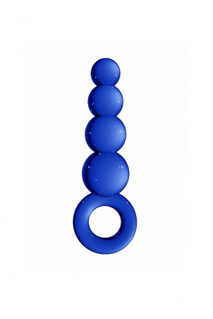 Анальный стимулятор в виде елочки из четырех звеньев разного размера Chrystalino Tickler