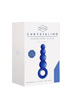 Анальный стимулятор в виде елочки из четырех звеньев разного размера Chrystalino Tickler