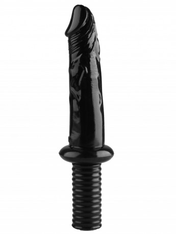 Реалистичный фаллоимитатор для анальной стимуляции с ручкой