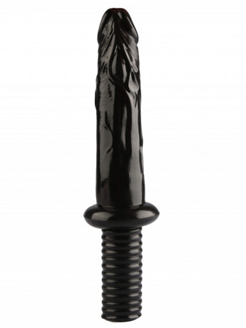 Реалистичный фаллоимитатор для анальной стимуляции с ручкой
