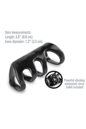 Стимулирующая вибронасадка на мужской член Vibrating Power Cage