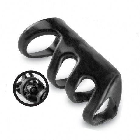 Стимулирующая вибронасадка на мужской член Vibrating Power Cage