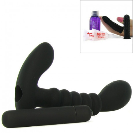 Ребристый вибромасасажер простаты Ribbed Prostate Vibe