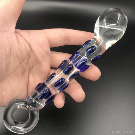 Стимулятор с чувствительными точками из стекла