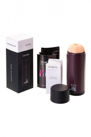 Стильный нереалистичный мастурбатор из нежнейшего силикона Nalone Lip Lover