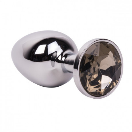 Мини-плаг из стали с кристаллом SILVER RAIN