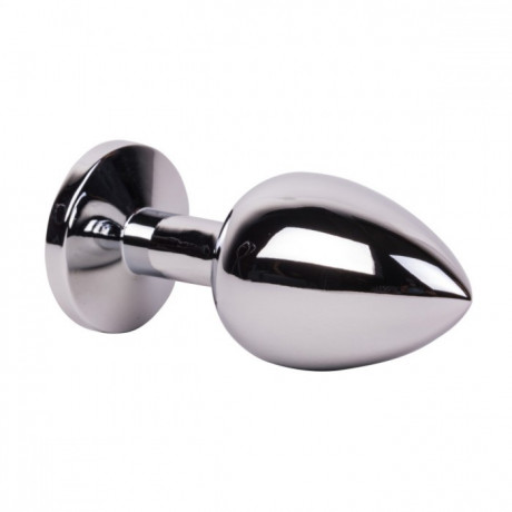 Мини-плаг из стали с кристаллом SILVER RAIN