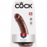 Фаллоимитатор реалистик на присоске King Cock 6 Cock Black