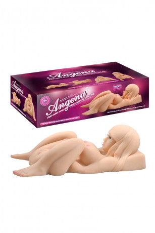 Реалистичная кукла-мастурбатор в классической позе и двумя отверстиями XISE Angena