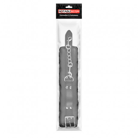 Черные оковы с мягкой подкладкой