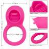 Перезарежаемое эрекционное кольцо Silicone Rechargeable Teasing Tongue Enhancer