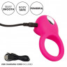 Перезарежаемое эрекционное кольцо Silicone Rechargeable Teasing Tongue Enhancer
