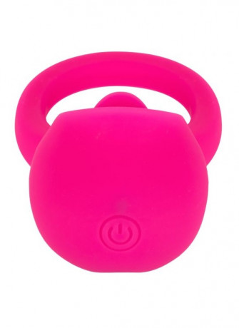 Перезарежаемое эрекционное кольцо Silicone Rechargeable Teasing Tongue Enhancer