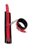 Черно-красные стильные поножи Party Hard Tricky