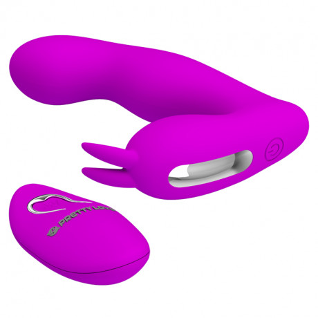 Стимулятор зоны G и клитора с вибрацией и пульсацией с пультом ДУ Josephine