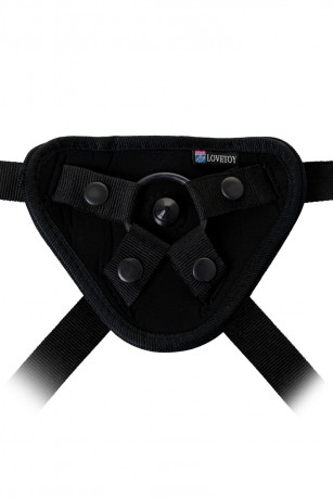 Страпон с двумя насадками UNI strap 8 Black