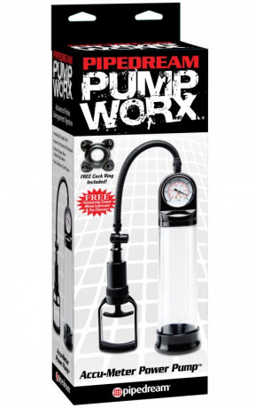 Помпа мужская Accu-Meter Power Pump черная