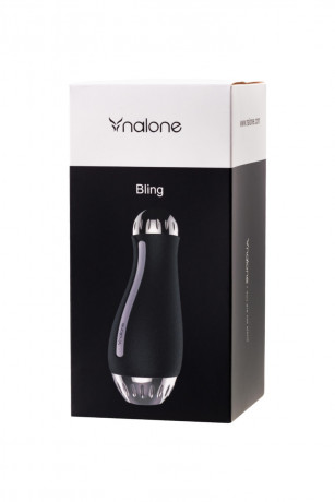 Дизайнерский мужской мастурбатор в колбе Nalone Bling