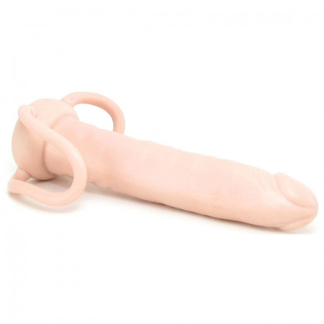 Реалистичная насадка на пенис для двойного проникновения ACCOMMODATOR