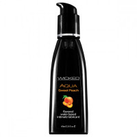 Лубрикант со вкусом персика WICKED AQUA 60 мл