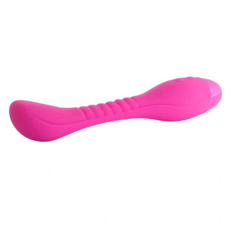 Водонепроницаемый вибратор из нежного силикона с 10 режимами INDULGENCE Slender