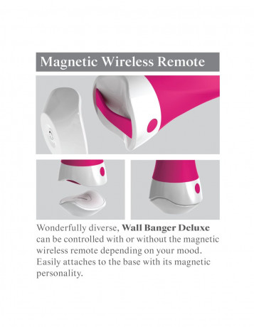 Вибратор с тремя сверхвысокими скоростями вибрации и семью режимами 3Some Wall Banger Deluxe