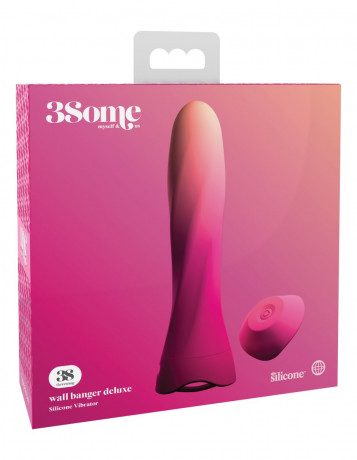 Вибратор с тремя сверхвысокими скоростями вибрации и семью режимами 3Some Wall Banger Deluxe