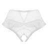 Эротические белые трусики с высокой посадкой Lana