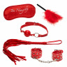 Красный набор БДСМ из 5 предметов