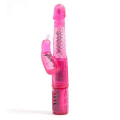 Виброкомпьютер розовый с 2 моторами