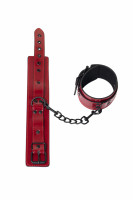 Стильные красно-черные наножники на цепочке с карабинами Party Hard Starfire