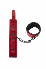 Стильные красно-черные наножники на цепочке с карабинами Party Hard Starfire