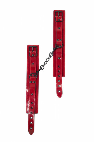 Стильные красно-черные наножники на цепочке с карабинами Party Hard Starfire