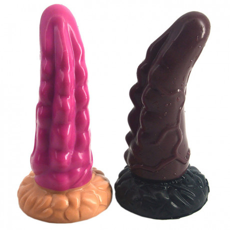 Большой секс стимулятор из силикона "Язык дракона"